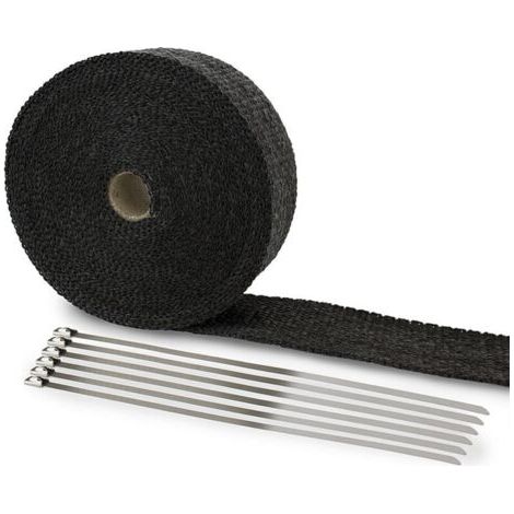 BUNTHAUS 10M Bande de Protection Thermique avec Serre-Flex en Métal