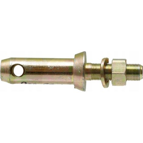 Axe de liaison inférieur avec filetage et écrou m22x1
