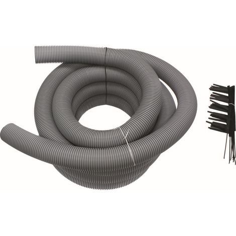 Tuyau d'échappement pour chaudière à condensation, tuyau d'échappement flexible DN 100, PP, 25 m