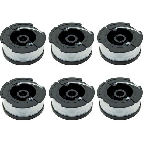 Lot de 6 bobines A6481 A6485 pour tondeuses Black Decker (1/5)