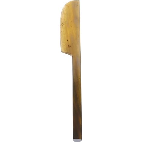 Lot de 6 Couteaux à Beurre en Sabot Naturel - 13cm - Ustensiles Artisanaux - Style Ethnique - Finition Naturelle (1/2)