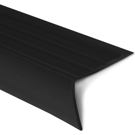 Stufenkantenprofil Michigan 45 x 42 mm Schwarz Länge: 120 cm
