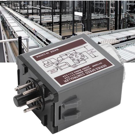 Contrôleur de vitesse BERM/Belme DV1204W pour moteur à courant alternatif, 220 V CA. (1/5)
