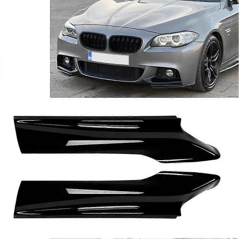 Paar Frontsplitter-Lippenspoiler-Eckenblenden für BMW 5er F10 F11 M Sport 2011–2017 – Glänzend Schwarz