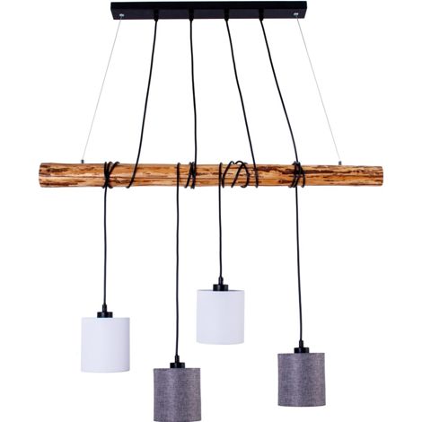 Lampe suspendue, lampe suspendue, plafonnier, lampe de salle à manger, lampe de cuisine à 4 ampoules (1/5)