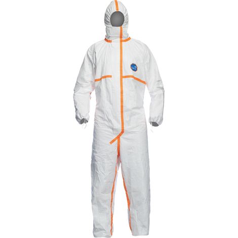 Gr .L (54/56) TYVEK® 800 J SCHUTZANZUG weiß TYVEK® 800J PROTECTIVE SUIT (1/2)