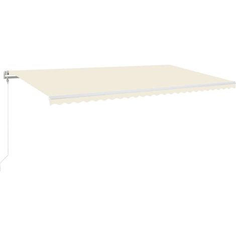 Maison Exclusive - Tenda da Sole Retrattile Automatica 600x350 cm Crema