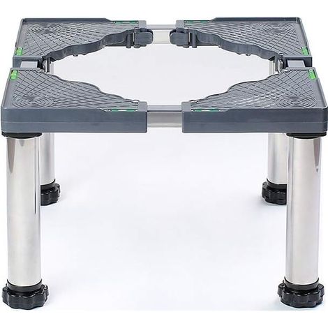 Mini support pour réfrigérateur avec socle pour lave-vaisselle Hauteur 29-32 cm Armoire de désinfection Pied de machine Base de climatisation Support réglable 45-70 cm (1/5)