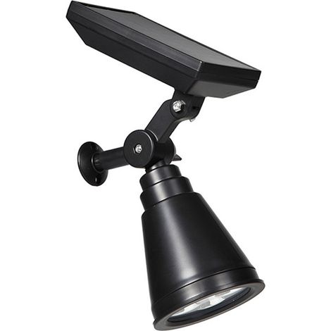 Projecteur solaire ultra-lumineux à 4 LED, 1,5 W, étanche, lumière blanche chaude/blanc neutre (1/5)