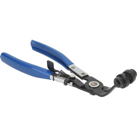 Pince à collier de serrage coudée à 45 degrés, antidérapante, ergonomique, flexible et pivotante pour tuyaux plats (1/5)