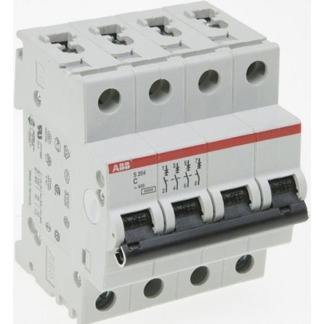 Disjoncteur S200 4P C20 6kA - ABB2CDS254001R0204
