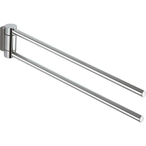 Keuco Plan - Portasciugamani doppio, lunghezza 44 cm, cromo 14918010000 (1/4)
