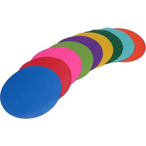 Ensemble de 9 plateaux de marquage plats pour terrain de pickleball de 23 cm (1/5)
