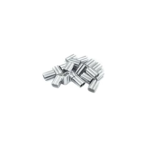 20x manchon à sertir en aluminium avec double virole virole en aluminium de 6,0 mm, pince à sertir, manchon à sertir, manchon à sertir, connecteur de câble 20610mm (1/3)