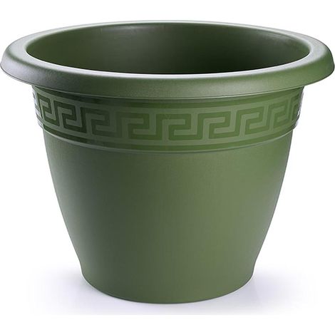 PLASTICFORTE maceta redonda 74x74x51,5 cm verde 1198649 , MACETA REDONDA 74x74x51,5 CM 1198649-MACETA REDONDA 70 CM VERDE- COLOR VERDE