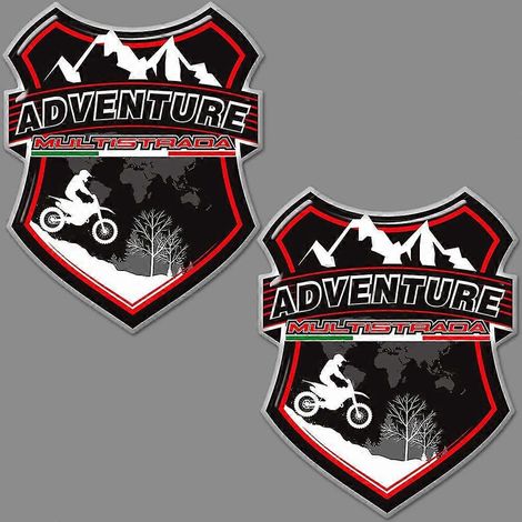 Autocollants 3D pour moto Ducati Multistrada 1260 S 1260s : protection de réservoir, poignées, kit de protection pour carburant et huile, protection pour les genoux – MULTISTRADA10 (1/5)