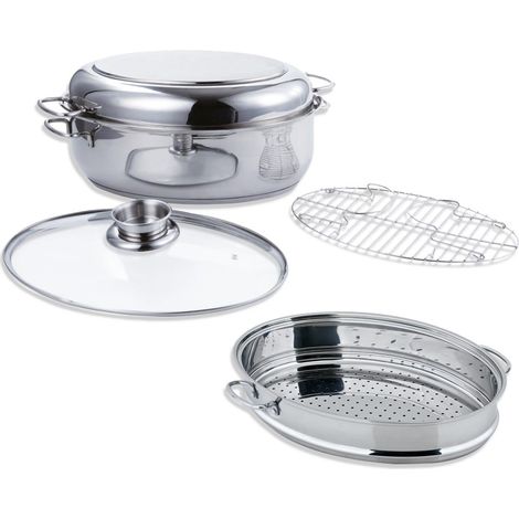 CUISINE & CHEF - Braisière inox 38cm - 5 pièces (1/5)