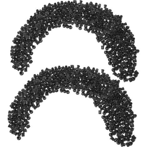 INOOMP 1000 Pièces Bouchons de Vis en Plastique pour Meubles (1/5)