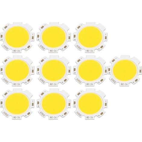 Ampoule puce LED COB ronde – SMD – lumière chaude 3000K – aquarium / lampe (1/5)