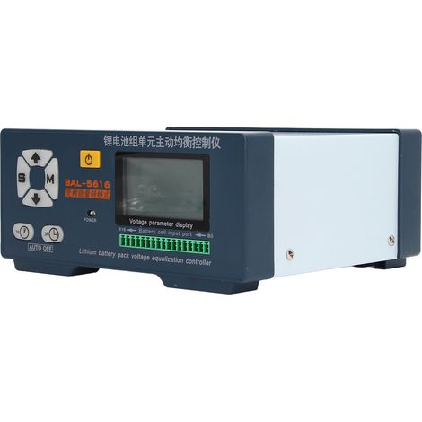 Lot 2-16S Equilibreur Actif de Batterie Lithium 5A Testeur de Tension Contrôleur d'Équilibrage Prise UE 110V-220V (1/5)