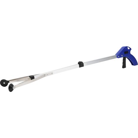 Pince de ramassage pliable à griffe, outil de préhension extensible pour déchets et objets au sol, bras télescopique de ramassage (1/5)