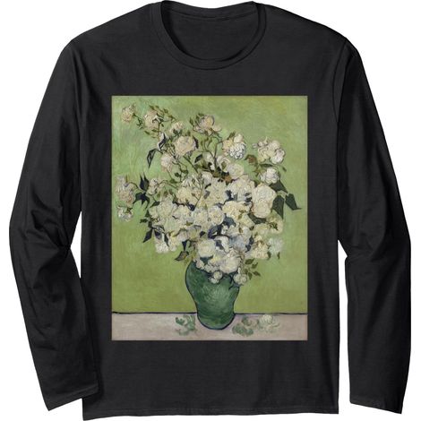 Vase avec roses Manche Longue