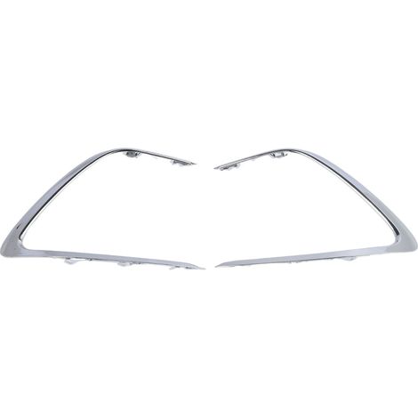paio di modanature laterali cromate per paraurti anteriore TO1038244 di ricambio per Camry Hybrid LE XLE (1/5)