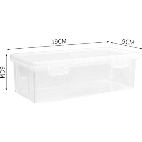 Boîte De Rangement Étanche - Contenant Alimentaire Transparent En Plastique Pour Conservation Fraîcheur - Cuisine Salle De Bain - Lot De 3 Tailles (1/5)