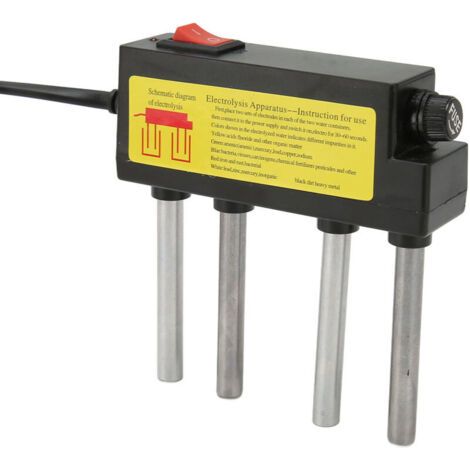 Eosnow Électrolyseur d'eau, avec fusible anti-fuite, qualité Plug and Play, pour puits d'eau potable 100-240 V UE