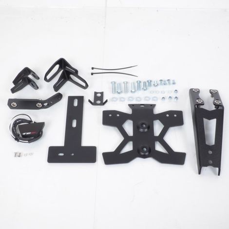Support de plaque alu noir Top Block pour moto Kawasaki Z 1000