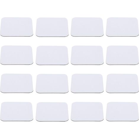 Aimants pour Réfrigérateur Blancs Rectangulaires Légers, Autocollants Magnétiques Vierges pour Sublimation, Décoration Pratique pour Bureau et Maison, Lot de 16 Pièces (1/5)