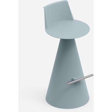 Sgabello design polietilene indoor outdoor Lira - Blu (1/3)