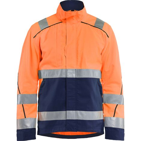 Veste de travail haute-visibilité 4429 Orange fluo/Marine L