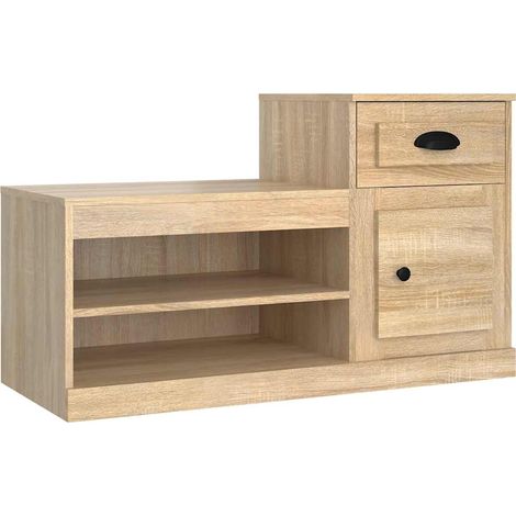 Maison Exclusive - Zapatero madera contrachapada roble Sonoma 100