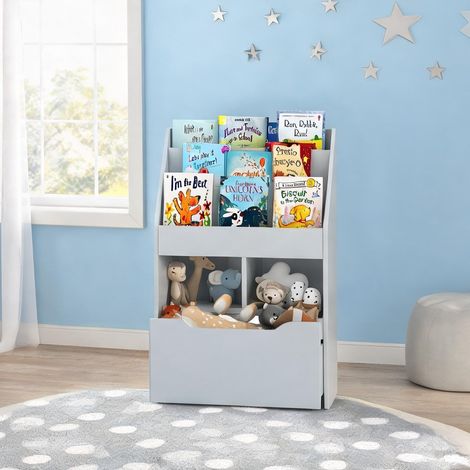 Étagère pour enfants avec tiroir et casiers 60 x 29,9 x 90 cm (1/5)