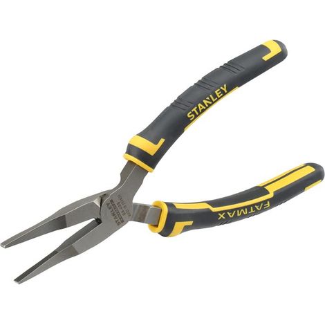 Stanley FatMax Flat Nose Pliers 160 mm (6.25 in) Bi-material Handles (1/5)