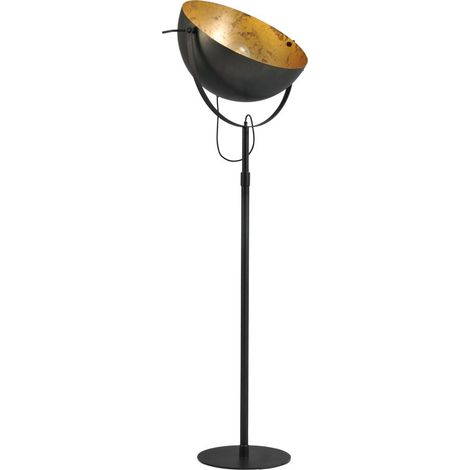 Lampadaire Industria 180 bronze à canon avec de l'or - 1105-30-08