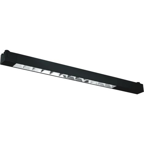 Lampada LED lineare su binario 30W 4000K nera DPM (1/5)