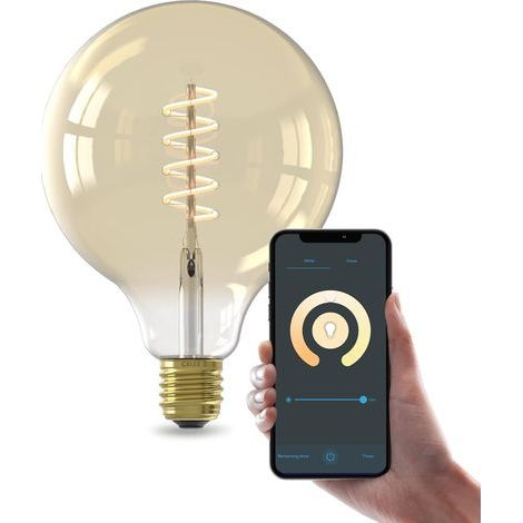 G125 E27 WiFi 7W Dimmable Globe Filament Bulb, Warm White 1800-2700K, Indoor (1/5)