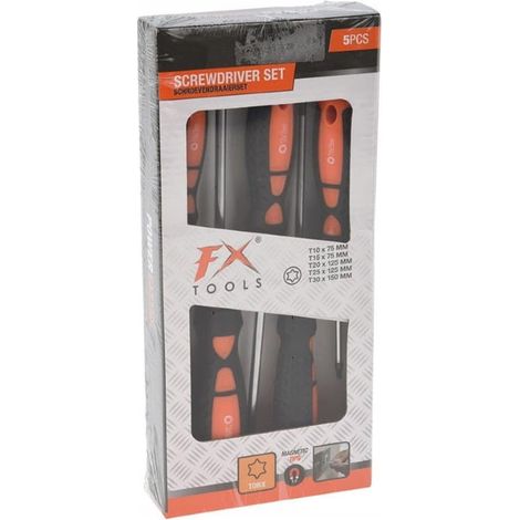 Juego de destornilladores magnéticos, 5 piezas