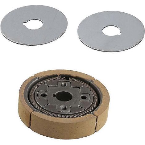 Diamètre extérieur : 80 mm, trou de fixation : 15 mm, épaisseur : 18 mm. Embrayage compatible avec les moteurs essence EH12, EH12-2D et EH12-2B. Pièces et outils de rechange (voir illustration). Référ (1/5)