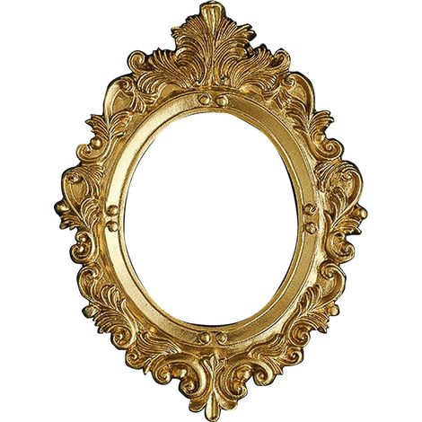 Goldener Retro-Fotorahmen, Nagel- und Schmuckdekoration, Ausstellungsständer, der mit der Inneneinrichtung kompatibel ist, Fotohintergrund und Fotozubehör. (1/5)