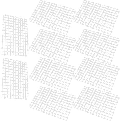 Filtres de Fond pour Aquarium Blanc - Lot de 10 Plaques de Filtre Efficaces pour un Eau Propre et Saine-AUTRES