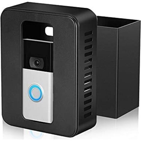 Support de sonnette vidéo pour portes d'appartement, sans perçage, dispositif antivol, appartement