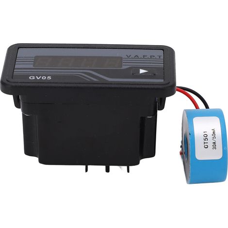 6-in-1 Spannungsprüfer, multifunktionales digitales Voltmeter mit LED-Anzeige, 220V Strommessung, Steckdosensteuerung für die Heiminstallation. (1/5)