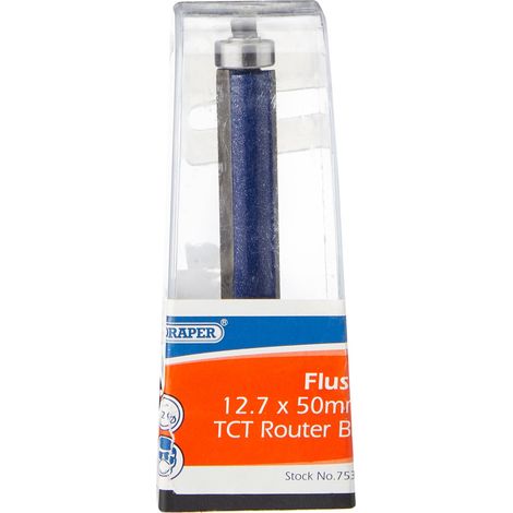 Draper 75352 - Fresa al carburo di tungsteno, 12,7 x 50 mm, attacco da 1/2 pollice a filo