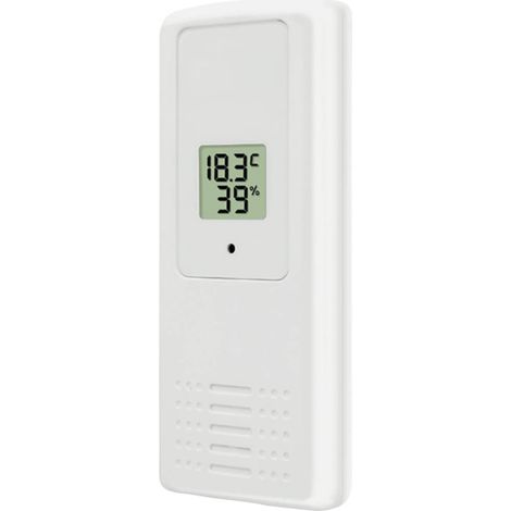 Capteur d'humidité extérieur IPX4 – Fréquence 433 MHz – Portée 50 m – Compatible station météo WiFi Tuya
