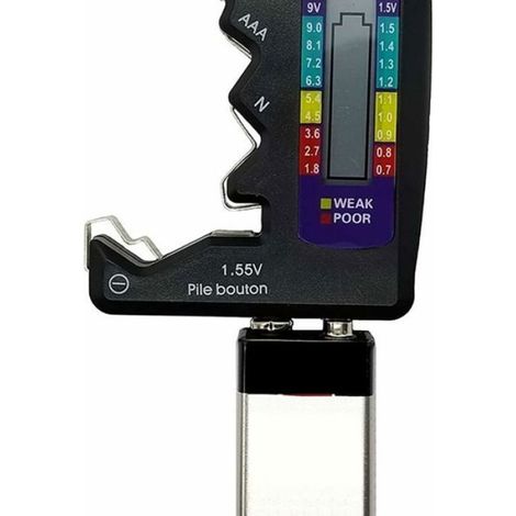 Testeur de batterie numérique Testeur universel Testeur d'écran LCD pour AA AAA N 1.5V Bouton Bouton Piles à boutons-LIAIKI (1/5)