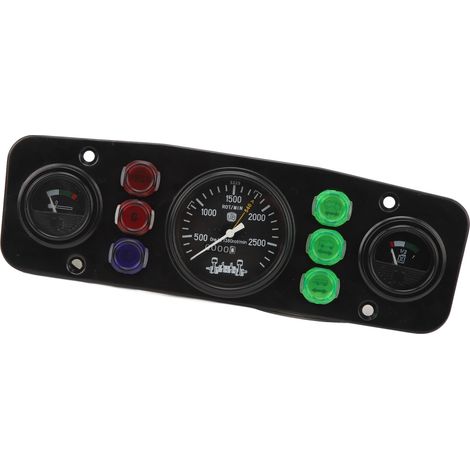 Compteur 3-en-1 Auto Jauge Température Eau Tachymètre Niveau Huile Panneau Instrument pour Tracteur Véhicule 12V
