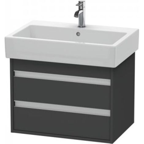 Duravit Ketho tocador de pared 6624, 2 cajones, 650mm, para Vero,